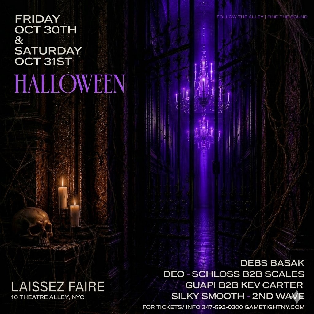 LAISSEZ FAIRE Saturday Night Halloween Party 2026 — event image